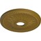 Ekena Millwork Bailey Ceiling Medallion (Fits Canopies up to 5 3/4"), Hand-Painted Gold, 18"OD x 3 3/4"ID x 1 1/2"P CM18BIGLS - alternate 3